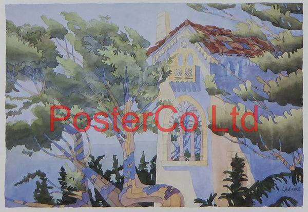 17 Mile Drive - Linda Adams Kesler - ArtBeats 1987 - Framed Print - 12"H x 16"W