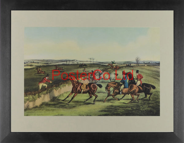 Craners of England - Henry Thomas Alken - Framed Print - 12"H x 16"W