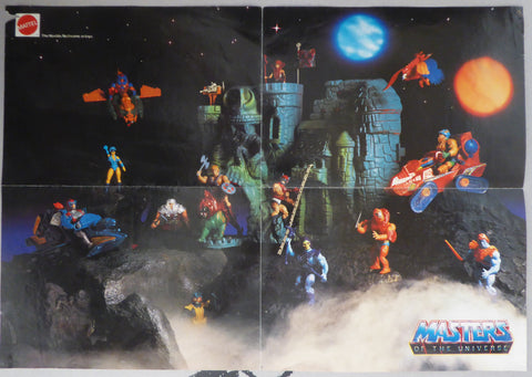 He-Man, Masters of the Universe - Story Poster Mattel - Vintage - Very Rare - 16" x 12" Unframed