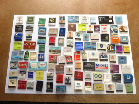 Large Collection of Vintage Matchbooks & Matchboxes, abt 550 in total, some rare