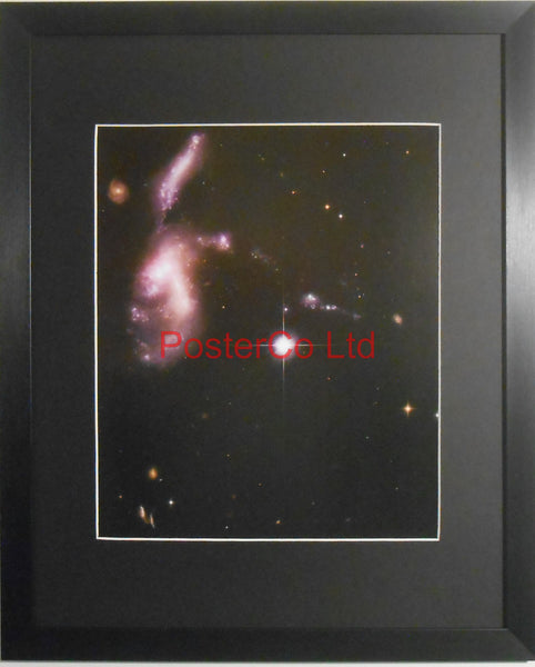 Hickson compact group - Hubble Telescope shot - Framed Picture - 20"H x 16"W