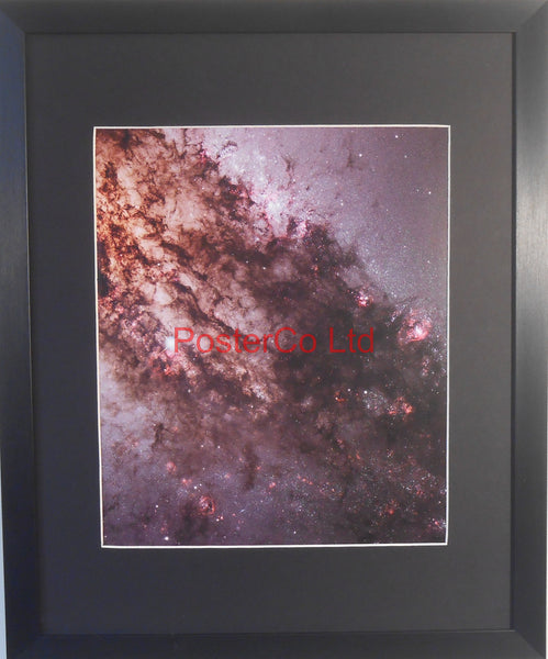 Galaxy Centaurus A - Hubble Telescope shot - Framed Picture - 20"H x 16"W