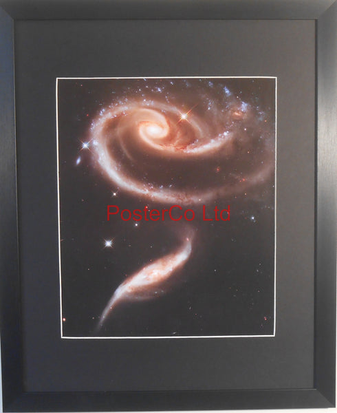 Arp 273- Hubble Telescope shot - Framed Picture - 20"H x 16"W