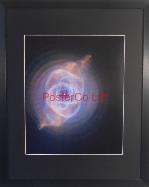 Cat's Eye Nebula - Hubble Telescope shot - Framed Picture - 20"H x 16"W