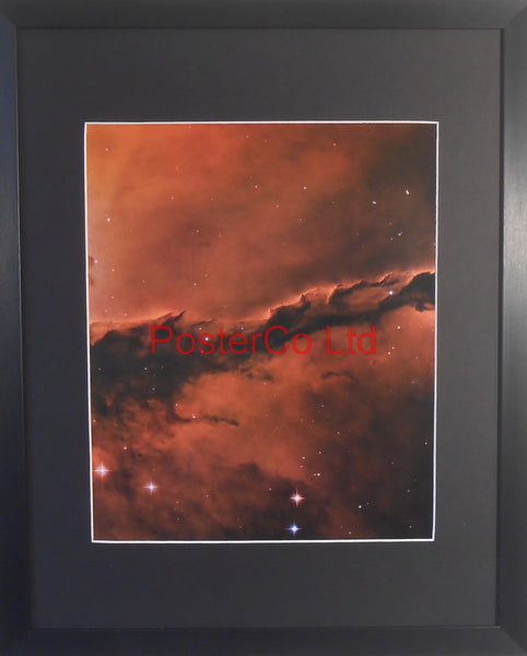 Eagle Nebula (Black Pillar Spire) - Hubble Telescope shot - Framed Picture - 20"H x 16"W