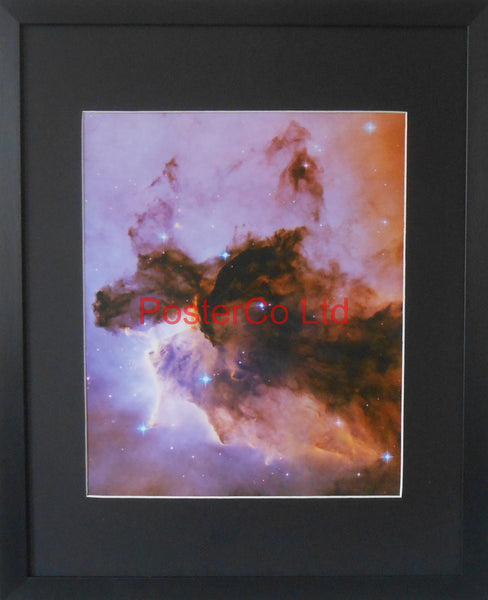 Eagle Nebula - Hubble Telescope shot - Framed Picture - 20"H x 16"W
