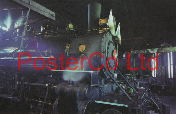 North America Engine 55246 Steam Train - Framed Picture - 11"H x 14"W