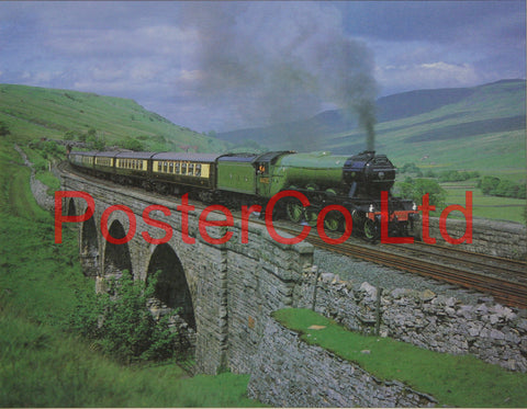 Pullman coaches - Steam Train - Framed Picture - 11"H x 14"W